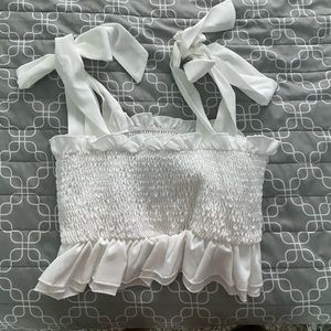 Brand is shein, color is white, and size is small.